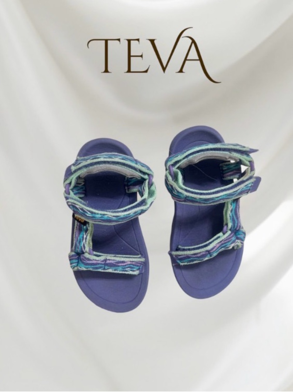 TEVA Hurricane XLT2  purple sandals girl’s shoes size 8 - Picture 3 of 17